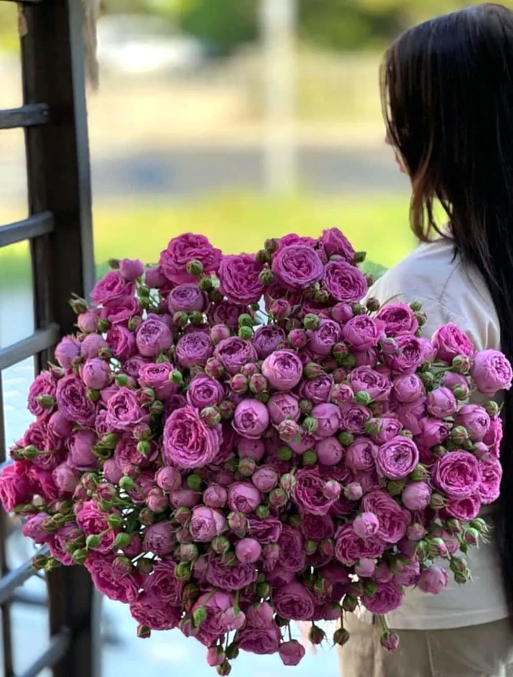 31 пионовидная роза Misty Bubbles