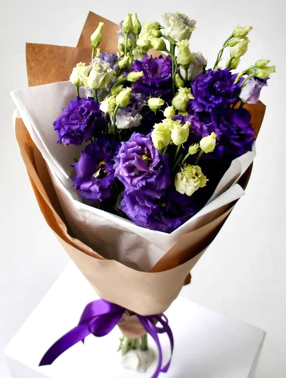 5 веток эустомы (цвет на выбор)