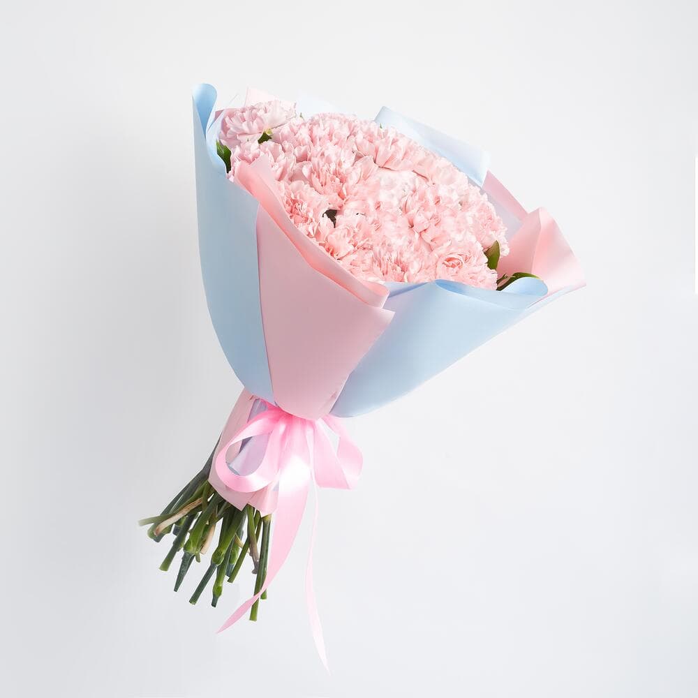 Букет из 15 диантусов (цвет на выбор) — фото 3 — купить в Тбилиси — фото 3