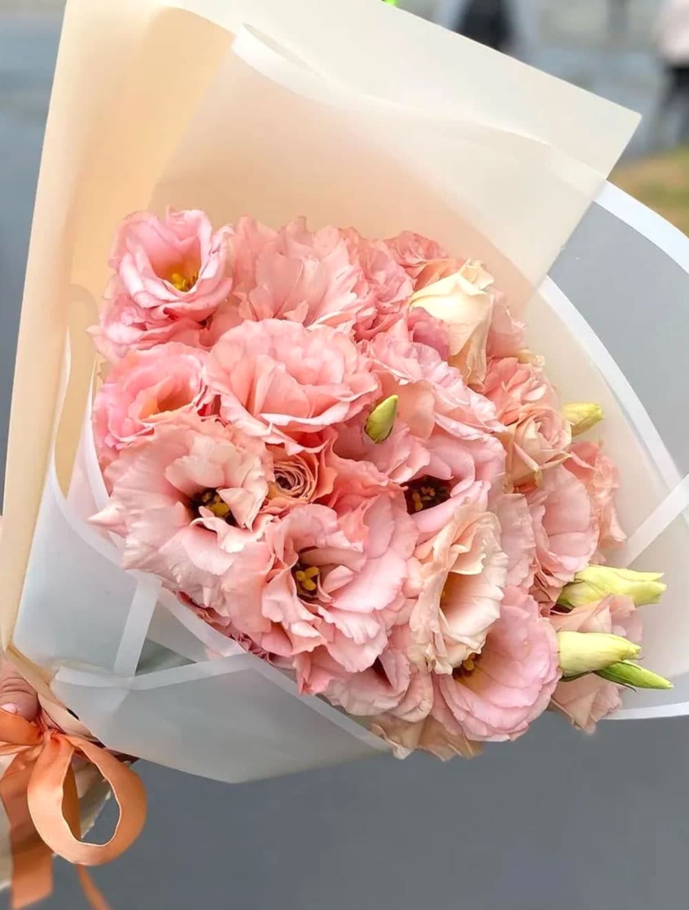 Букет махровых эустом (цвет на выбор)