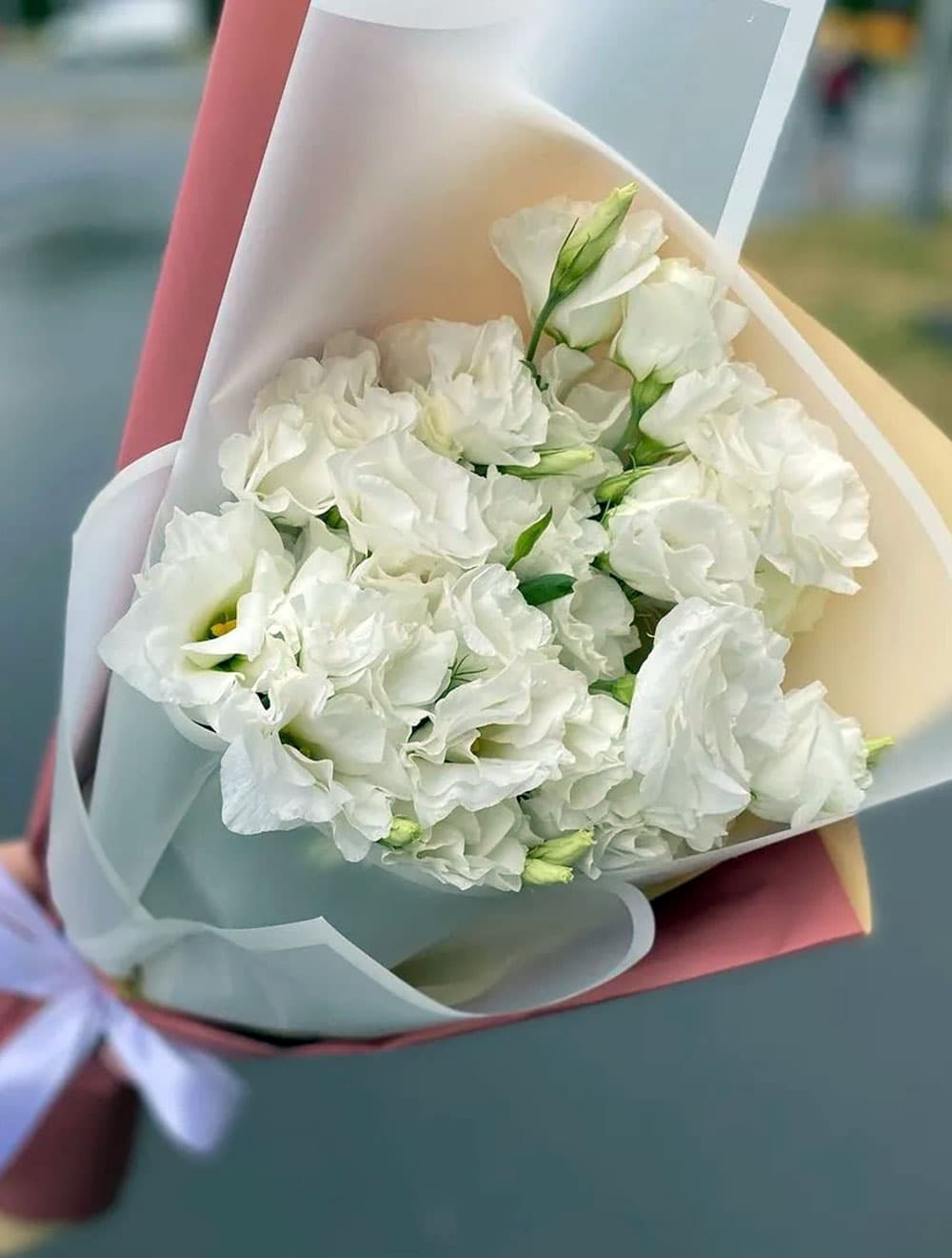 Букет махровых эустом (цвет на выбор) — фото 5 — купить в Тбилиси — фото 5