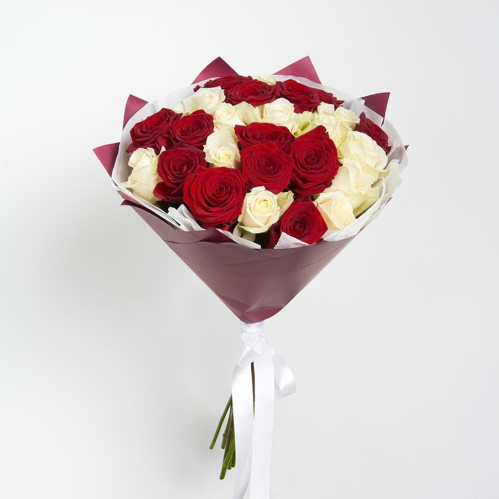 Микс из 25 роз — фото 2 — купить в Тбилиси — фото 2