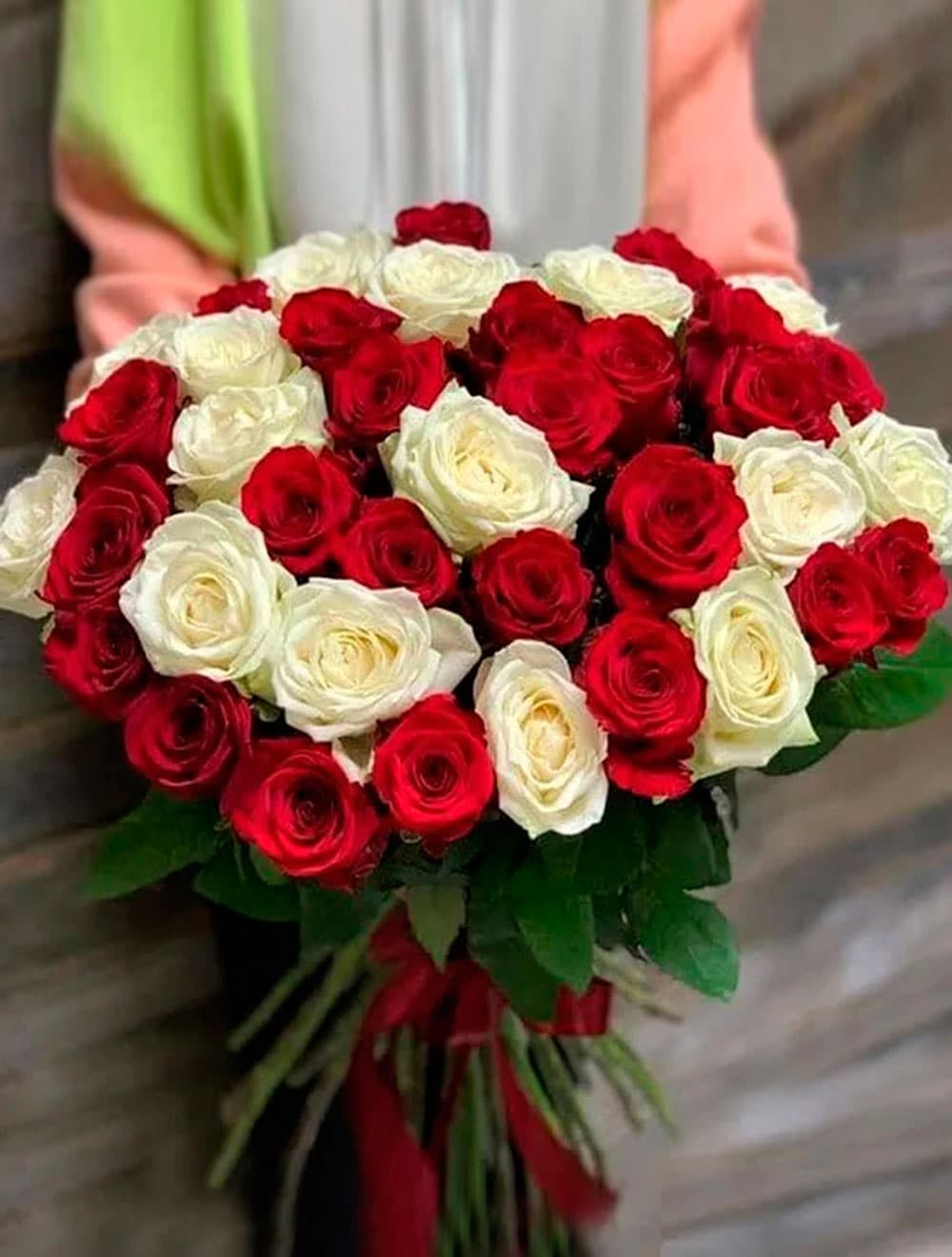 Микс из 35 роз