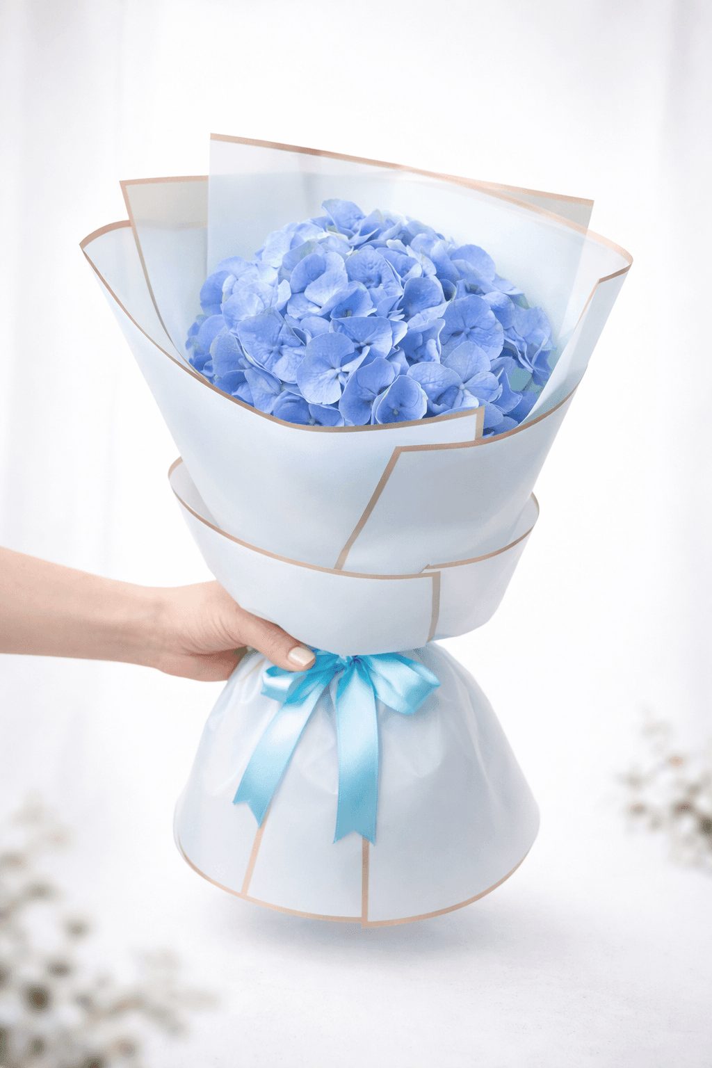 Моно-букет из гортензии (цвет на выбор)