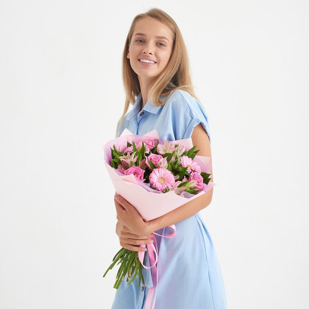 Розовый букет — фото 2 — купить в Тбилиси — фото 2